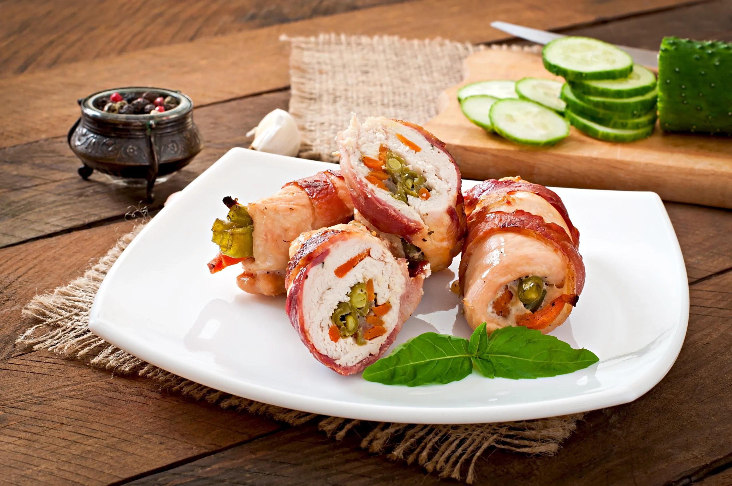 Involtini di patate e speck